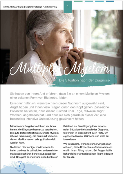 Broschüre multiples Myelom  – Die Diagnose