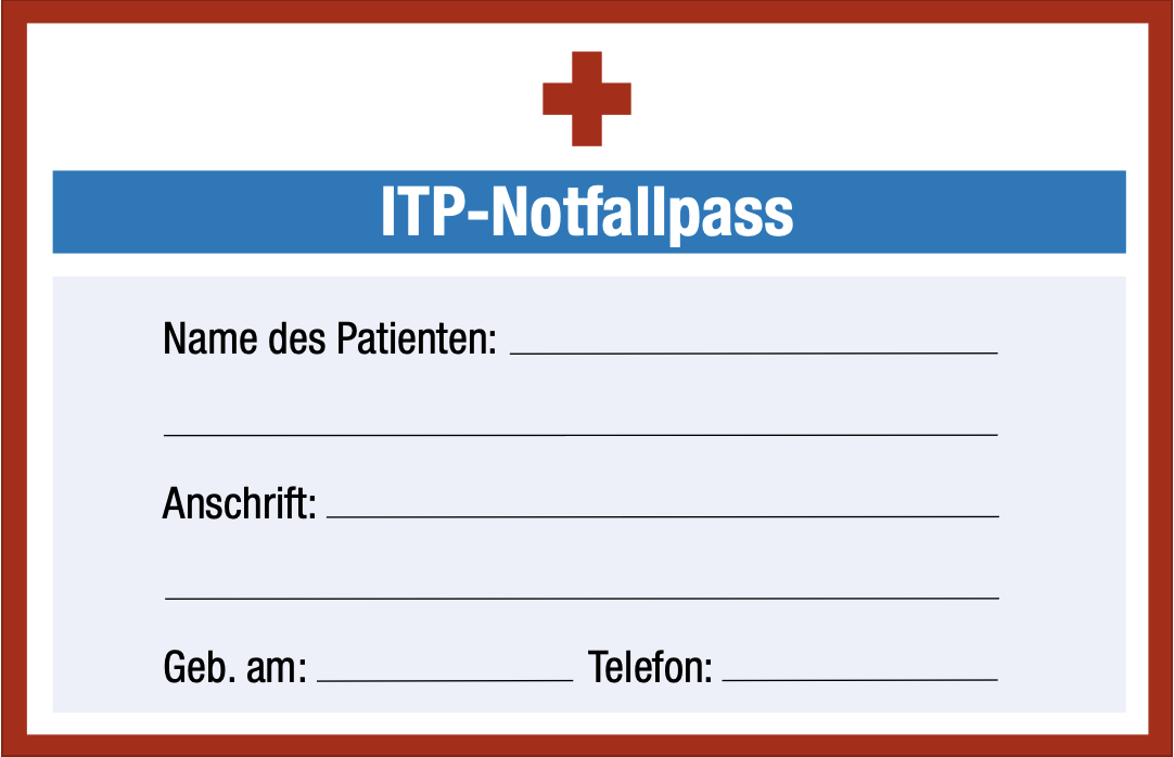 ITP-Notfallpass