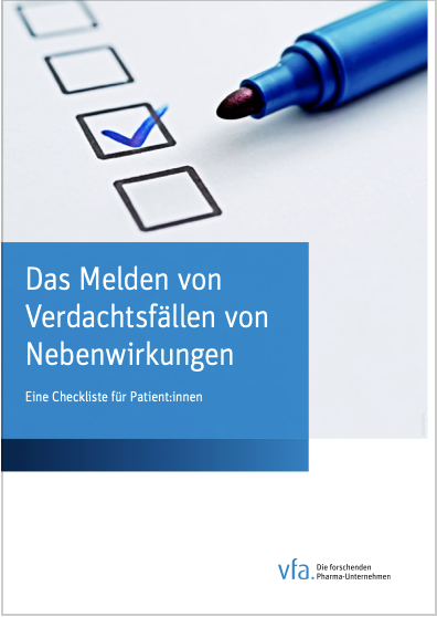 Checkliste: Das Melden von Verdachtsfällen von Nebenwirkungen